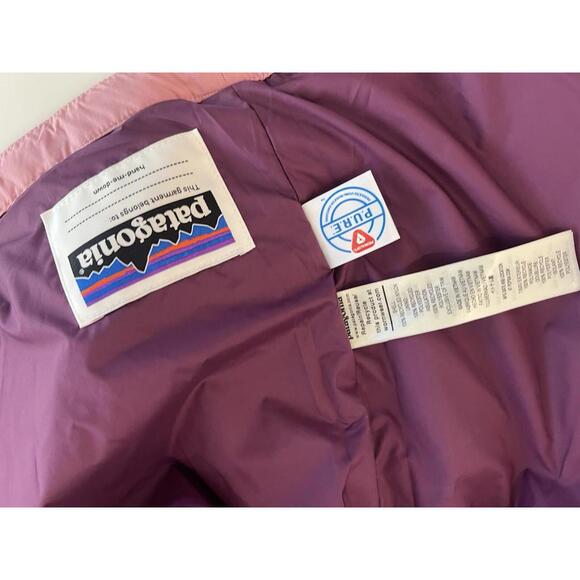 $119 Patagonia Girl’s Nano Puff Insulated Brick Quilt Jacket Planet Pink Size XL - Picture 6 of 6